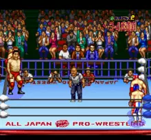 Image n° 1 - screenshots  : Zennihon Pro Wrestling 2 - 3-4 Budoukan